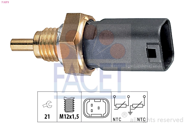 Sensor, coolant temperature