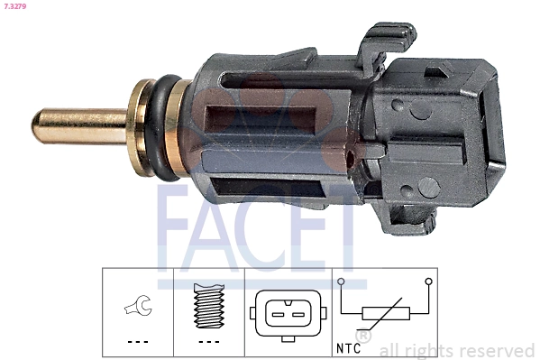 Sensor, coolant temperature