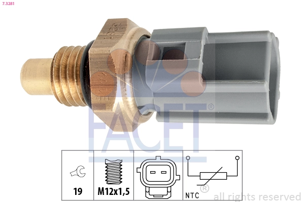 Sensor, coolant temperature