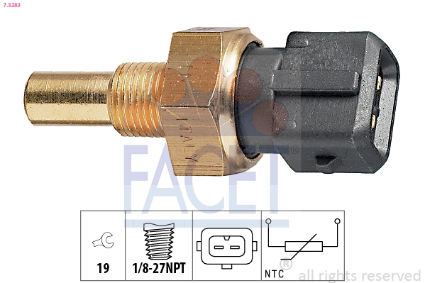 Sensor, coolant temperature