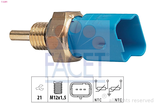 Sensor, coolant temperature