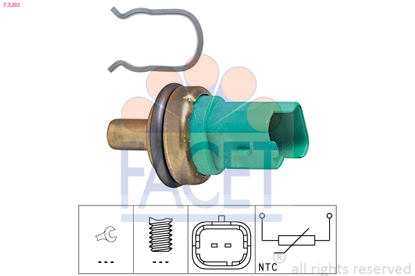 Sensor, oil temperature