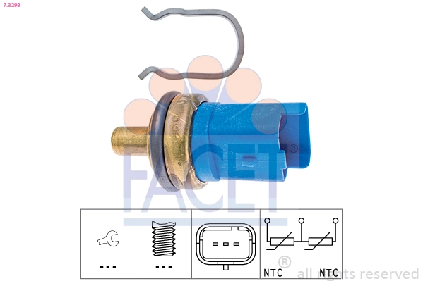 Sensor, coolant temperature