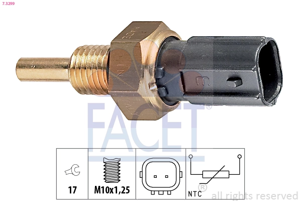 Sensor, coolant temperature