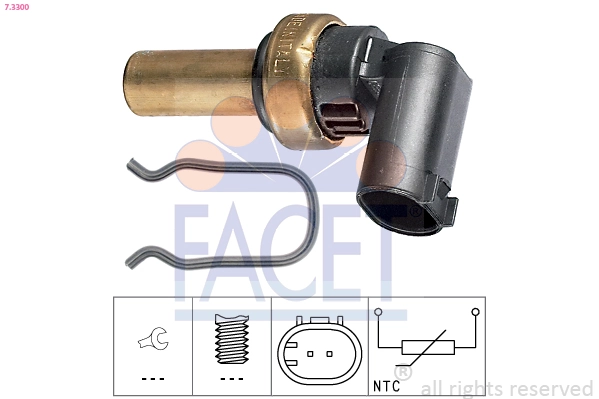 Sensor, oil temperature