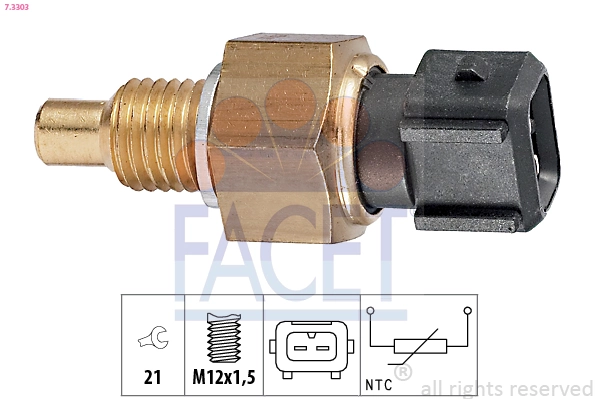 Sensor, coolant temperature