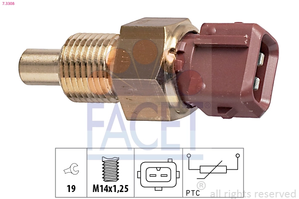 Sensor, coolant temperature
