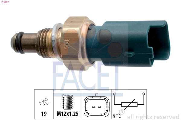Sensor, coolant temperature