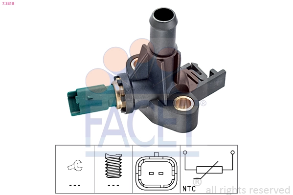 Sensor, coolant temperature