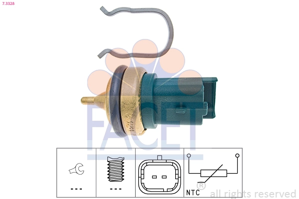 Sensor, coolant temperature