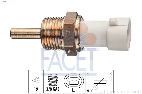 Sensor, coolant temperature