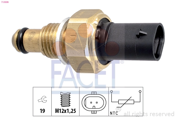 Sensor, fuel temperature