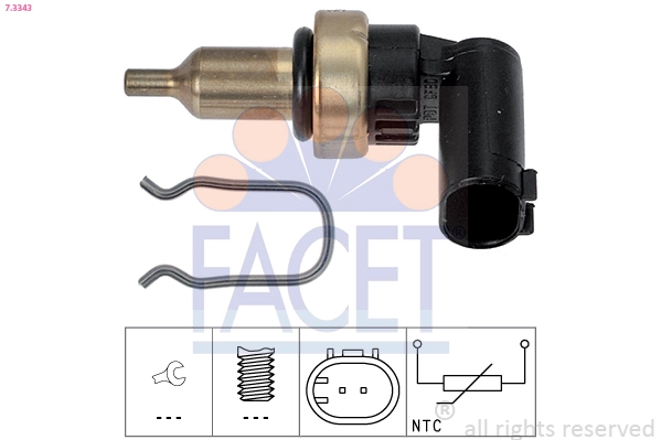 Sensor, coolant temperature