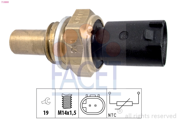 Sensor, oil temperature