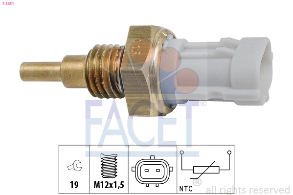 Sensor, oil temperature