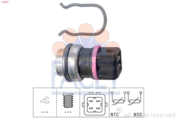 Sensor, coolant temperature