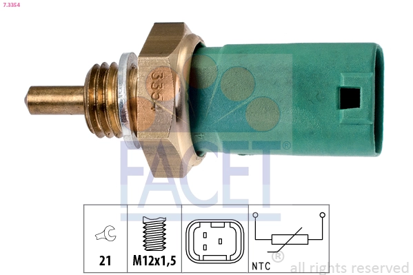 Sensor, coolant temperature