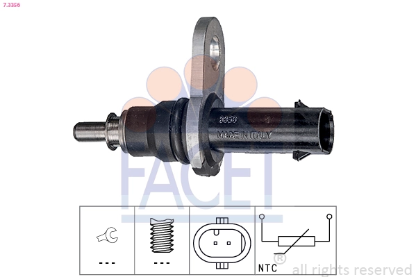 Sensor, oil temperature