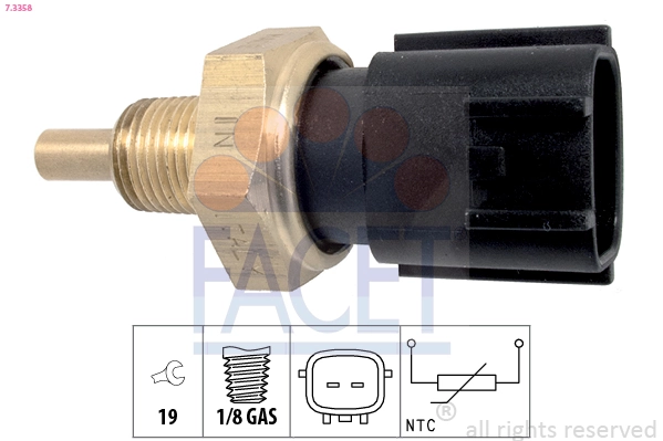 Sensor, oil temperature