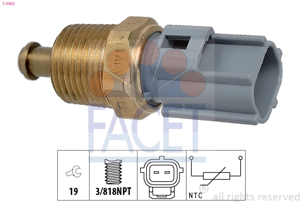 Sensor, oil temperature