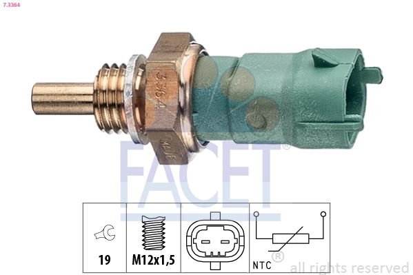 Sensor, fuel temperature