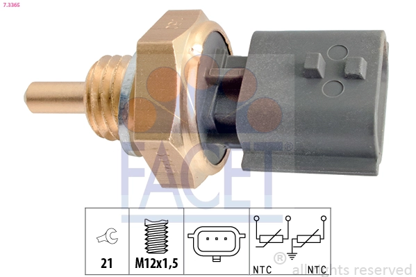Sensor, coolant temperature