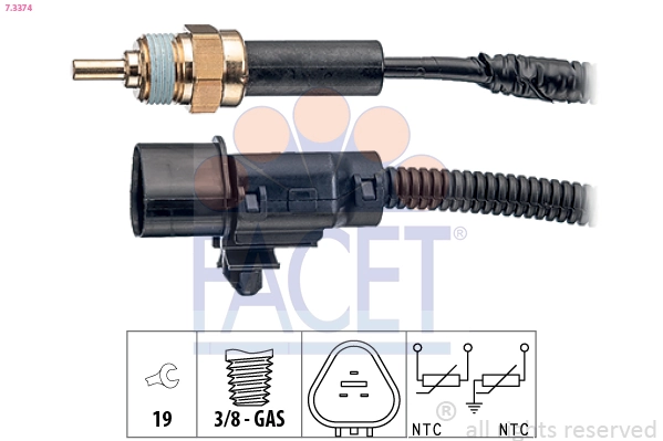 Sensor, coolant temperature