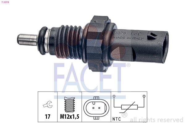 Sensor, oil temperature