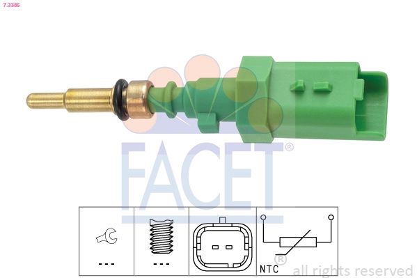 Sensor, coolant temperature