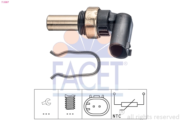 Sensor, coolant temperature
