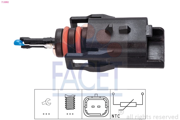 Sensor, fuel temperature