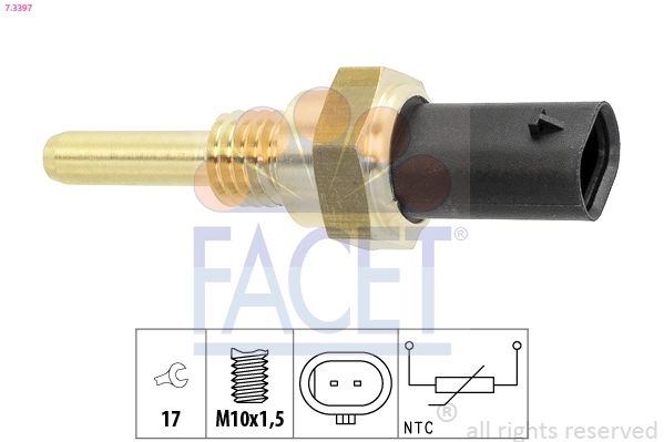Sensor, coolant temperature