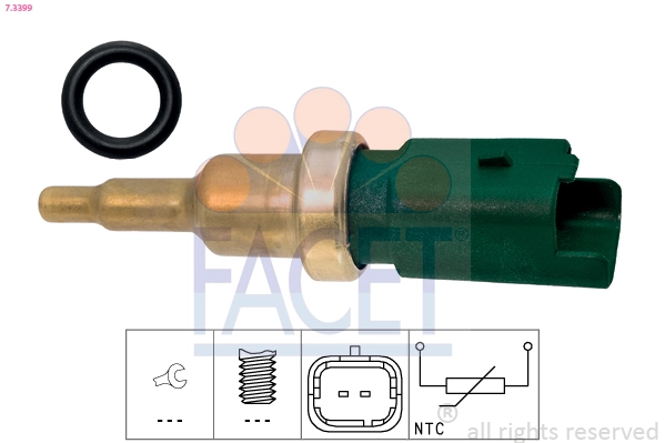 Sensor, coolant temperature