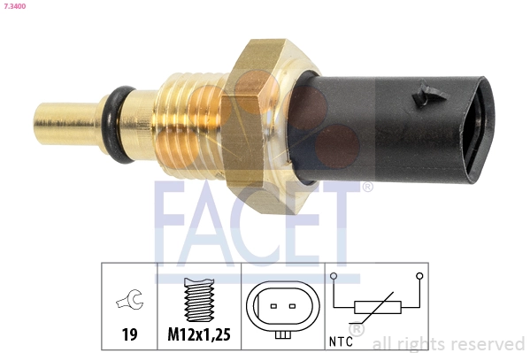 Sensor, oil temperature