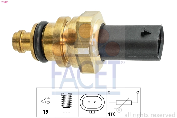 Sensor, coolant temperature