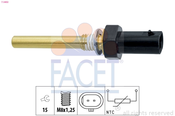 Sensor, oil temperature