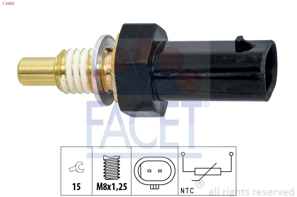 Sensor, coolant temperature