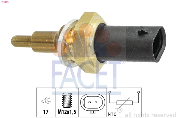 Sensor, coolant temperature