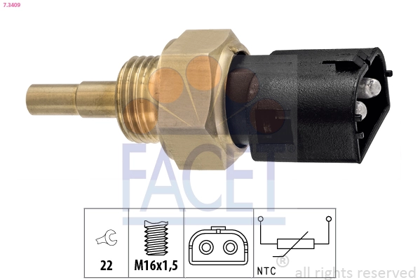 Sensor, coolant temperature