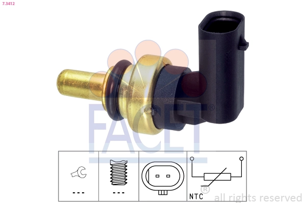 Sensor, coolant temperature
