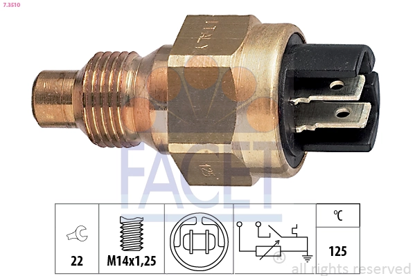 Sensor, coolant temperature