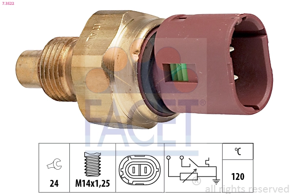 Sensor, coolant temperature