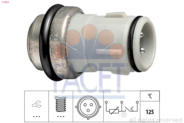 Sensor, coolant temperature