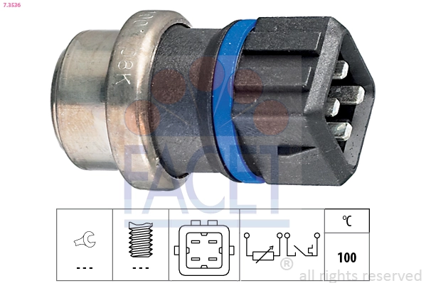 Sensor, coolant temperature