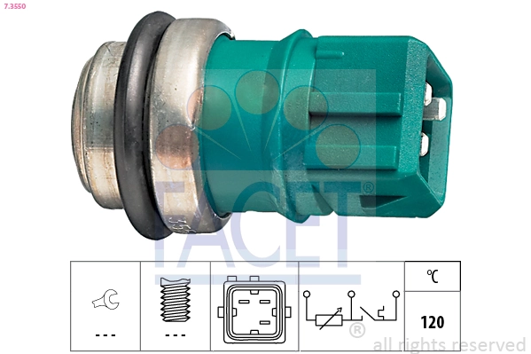 Sensor, coolant temperature