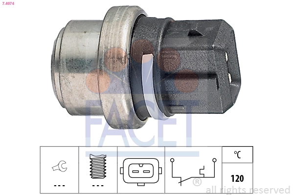 Temperature Switch, coolant warning lamp