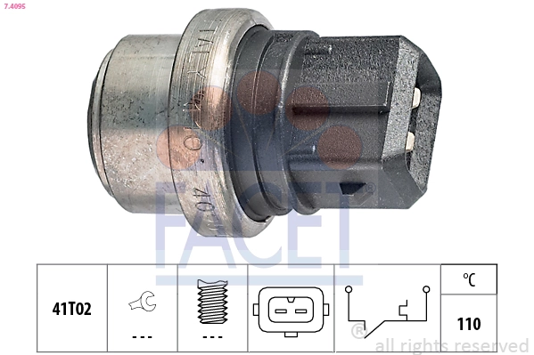 Temperature Switch, coolant warning lamp