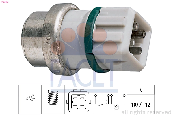 Temperature Switch, coolant warning lamp