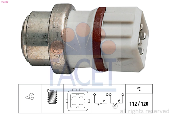 Temperature Switch, coolant warning lamp