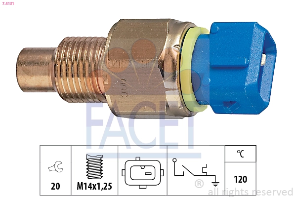 Temperature Switch, coolant warning lamp